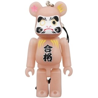 BE@RBRICK 達磨 合格 赤蓄光 100％