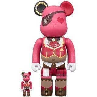 BE@RBRICK 宝鐘マリン 100％ & 400％