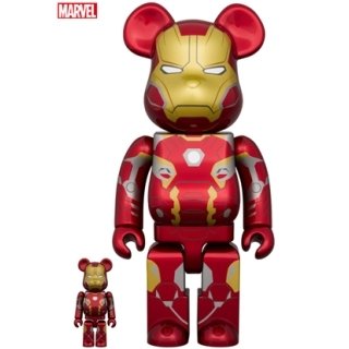 BE@RBRICK IRON MAN MARK 45 100％ & 400％