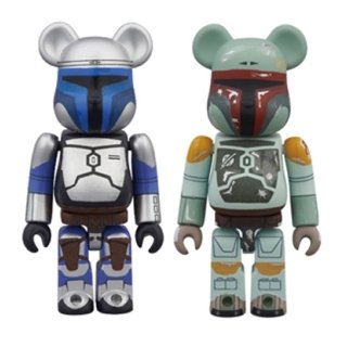 JANGO FETT(TM) & BOBA FETT(TM) BE@RBRICK STAR WARS 2PACK