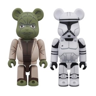 YODA(EP2) & CLONE TROOPER(TM)（EP2） BE@RBRICK STAR WARS 2PACK