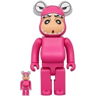 BE@RBRICK ワニ山さんしんちゃん 100％ & 400％