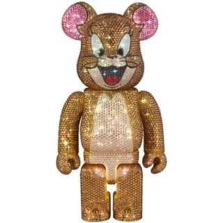 BE@RBRICK CRYSTAL DECORATE JERRY (Classic Color) 400％ (TOM AND JERRY)