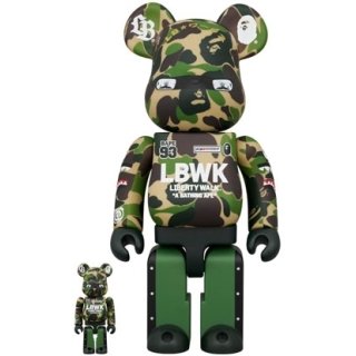 BE@RBRICK LBWK × BAPE(R)  100％ & 400％