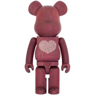 BE@RBRICK カリモク Alexander Girard International Love Heart 1000％