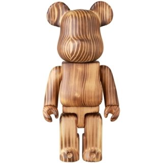 BE@RBRICK カリモク BURN WOOD 400％