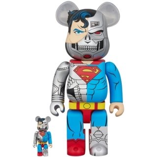 BE@RBRICK CYBORG SUPERMAN 100％ & 400％