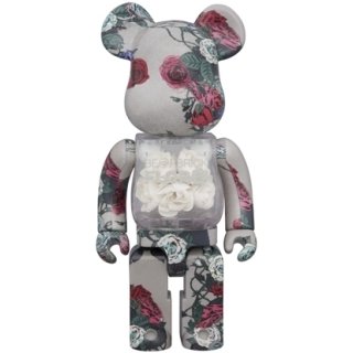 BE@RBRICK FLOR@ GLOW IN THE DARK 400％