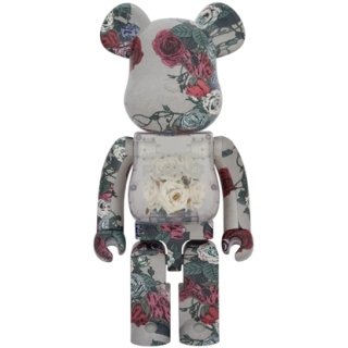 BE@RBRICK FLOR@ GLOW IN THE DARK 1000％