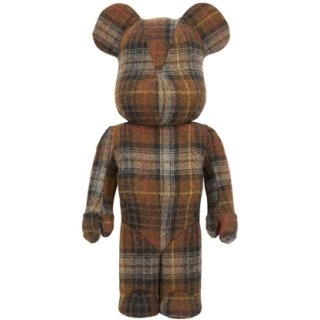 BE@RBRICK HARRIS TWEED HEBRIDES BROWN 1000％