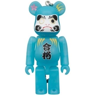 BE@RBRICK 達磨 合格 青蓄光 100％