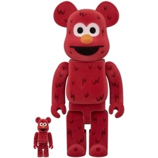 BE@RBRICK ELMO FLOCKY Ver. 100％ & 400％
