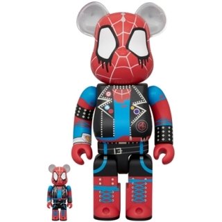 BE@RBRICK SPIDER-PUNK 100％ & 400％