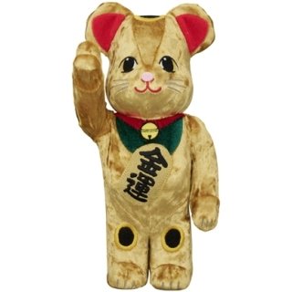 BE@RBRICK 招き猫 金 金運 着ぐるみ 400％