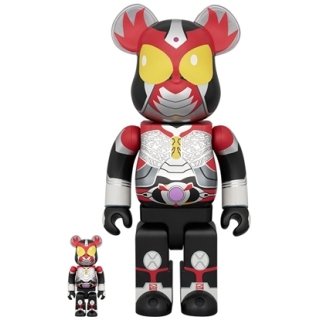 BE@RBRICK 仮面ライダーアギト シャイニングフォーム 100％ & 400％