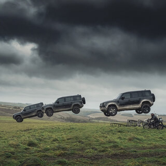 The Defender from 'No Time to Die' Heads to Charity Auction! | Jaguar Land Rover