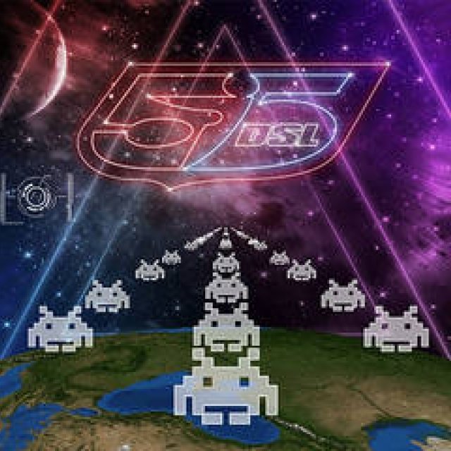55DSL Collaborates with "SPACE INVADERS"