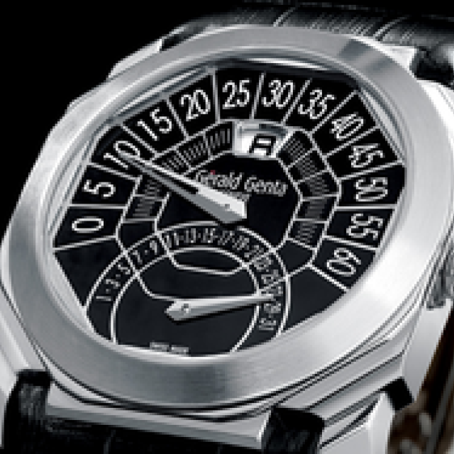 GERALD GENTA | GERALD GENTA | Octo Bi-Retro Black Limited