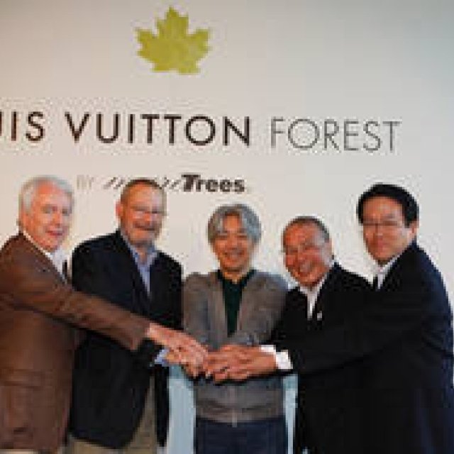more trees × LOUIS VUITTON: "The Forest of Louis Vuitton" Opens in Komoro, Nagano