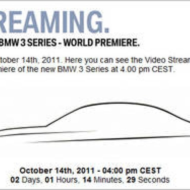 New BMW 3 Series to World Premiere on October 14 | BMW 3 Series