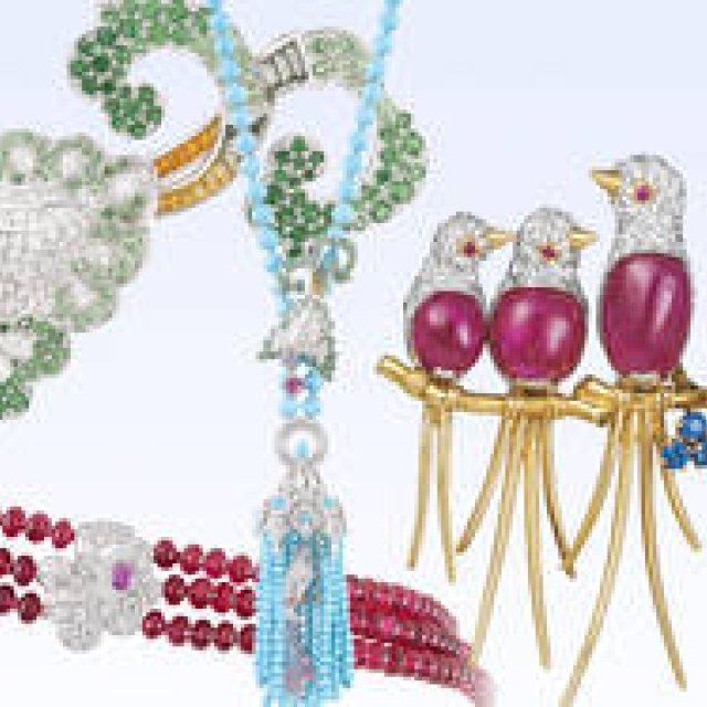 Enchanting jewelry unveiled during the Spring-Summer 2012 Haute Couture collection.