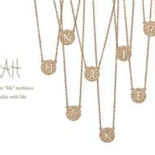 AHKAH | New Initial Necklace Released