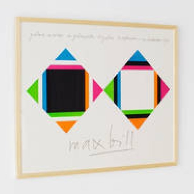 BUILDING | Max Bill poster exhibition, "The Last Master of Bauhaus," held