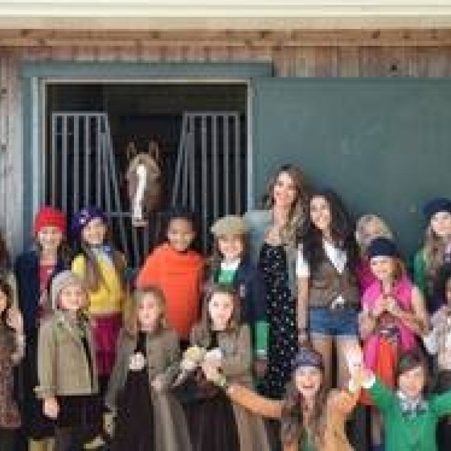RALPH LAUREN | Jessica Alba Hosts a Girls' Fashion Show