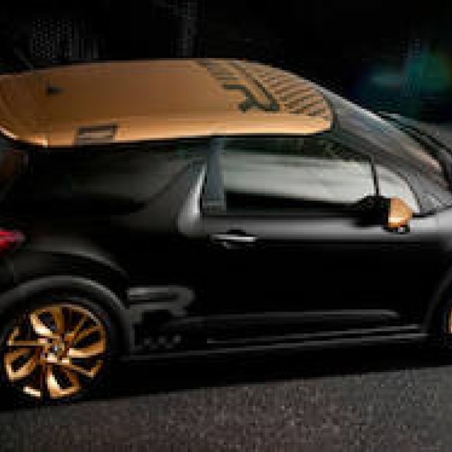 DS3 Racing in Gold and Matte Black