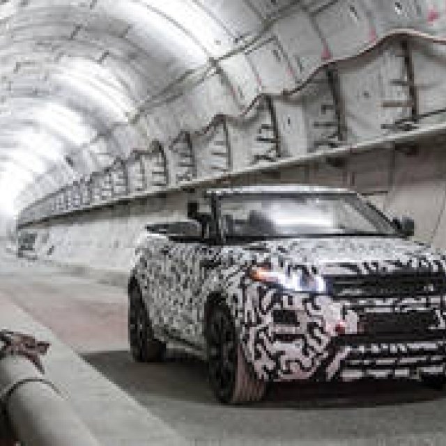 Range Rover Evoque Convertible: A Thrilling Underground Run