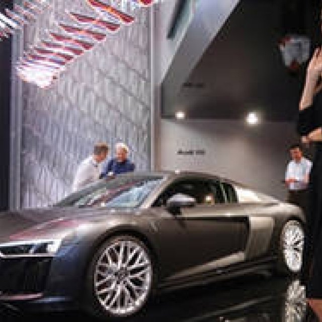 Audi Illuminates Milan Design Week with Light Installations