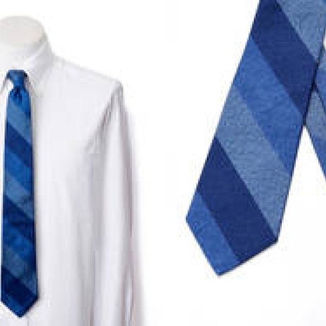 A Denim-Style Tie for a Sophisticated Dress-Down Look | FAIRFAX