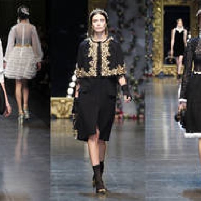 DOLCE&GABBANA｜2012-13年秋冬コレクション速報（1）
