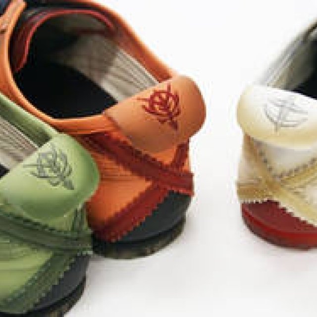 Onitsuka Tiger｜初代ガンダム、ザクII、シャア専用ザクの機体をイメージしたコラボレーションスニーカー ギャラリー