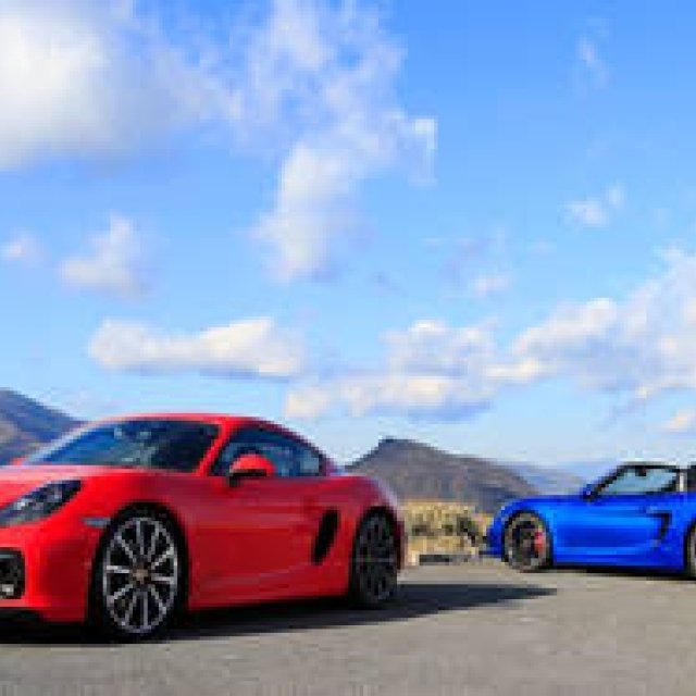 試乗、ボクスターGTS＆ケイマンGTS｜Porsche ギャラリー