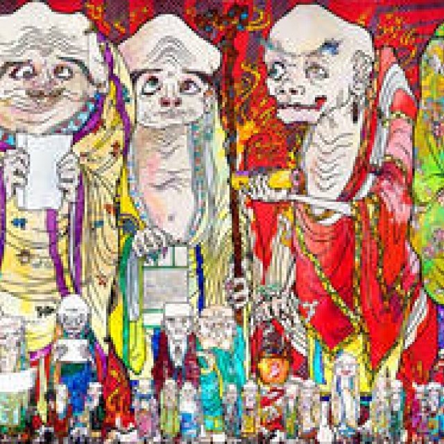 Japan Premiere: All Works, Including the Monumental "Five Hundred Arhats," Spanning 100 Meters | MORI ART MUSEUM Gallery