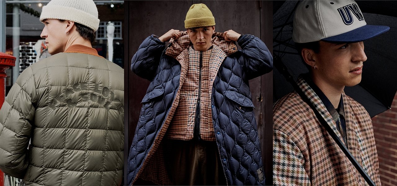 An aesthetic of duality. TAION × Universal Works presents a reversible collection, a fusion of British and Japanese values.