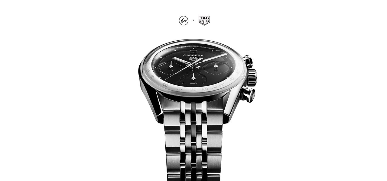 The TAG Heuer Carrera Chronograph Reimagined by Fragment Design