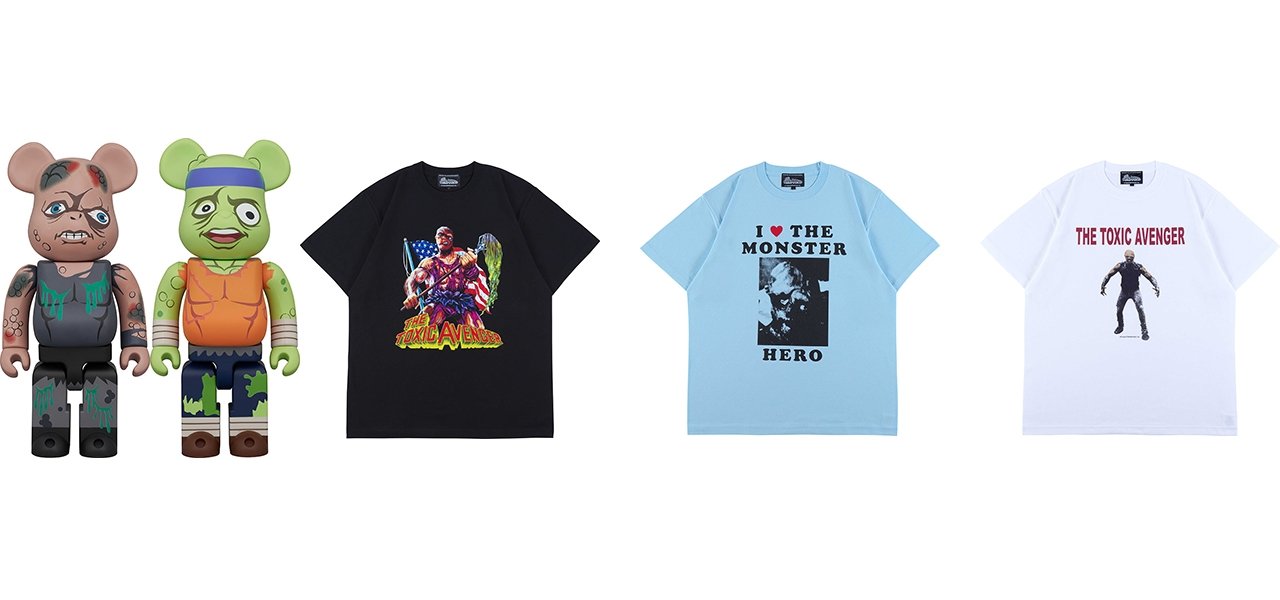 From Troma Entertainment, specialists in B-movies, comes the explosive birth of a BE@RBRICK and 11 types of T-shirts from "The Toxic Avenger"! | MEDICOM TOY