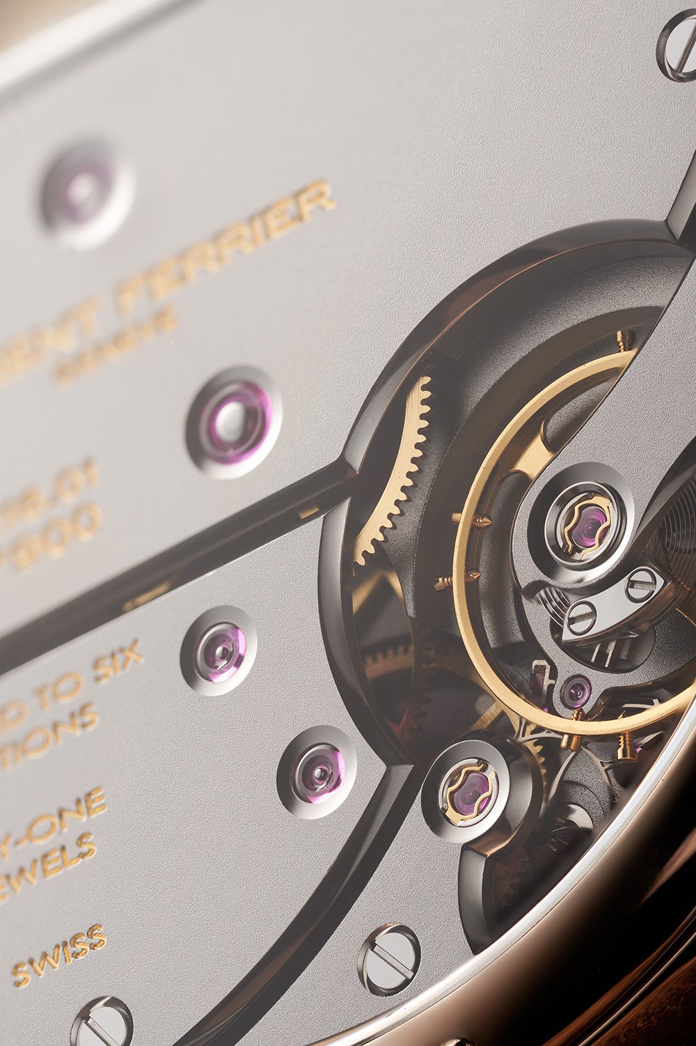 Balance wheel with regulating screws, Breguet overcoil