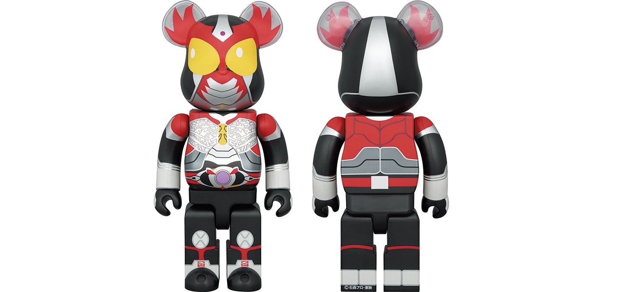 To commemorate the 25th anniversary of "Kamen Rider Agito," a 100% & 400% BE@RBRICK of Kamen Rider Agito Shining Form is released | MEDICOM TOY