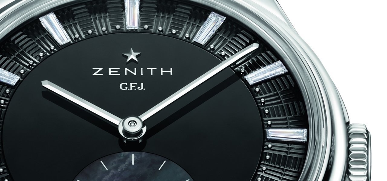 The daring "G.F.J." model, featuring rare metal tantalum as its case material.