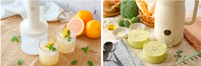 Achieve a state of 'totonou' right at your dining table. BRUNO introduces a new summer habit for time-saving and self-care.