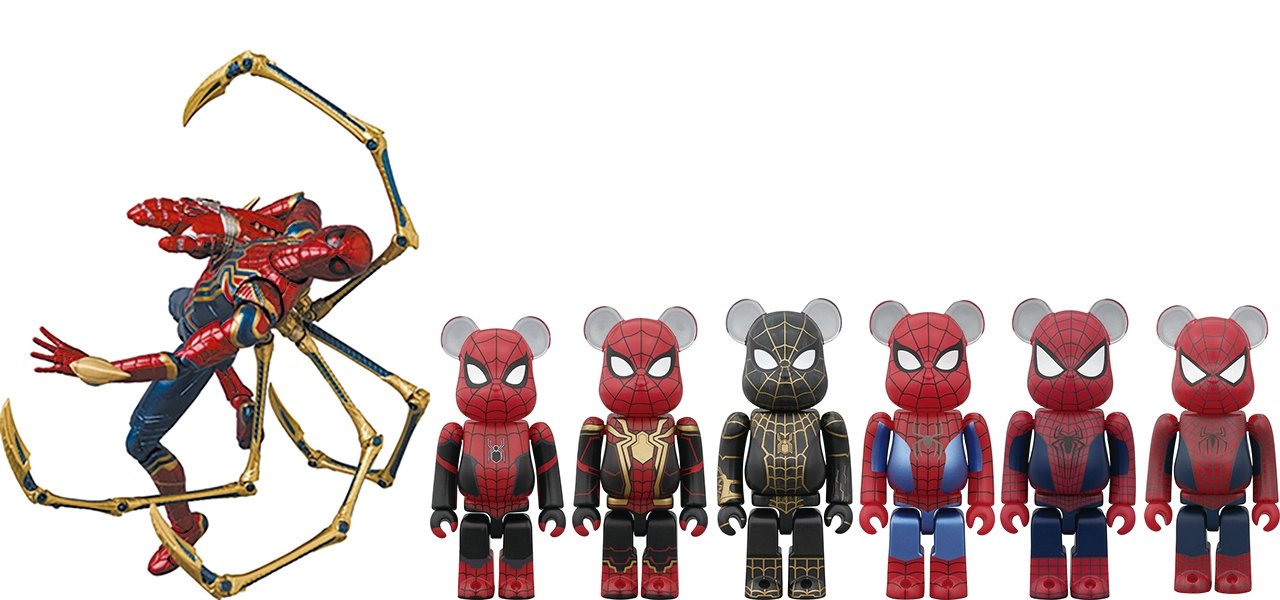 新作映画公開で注目を集めるスパイダーマンの新作MAFEXとBE@RBRICKが発売 | MEDICOM TOY