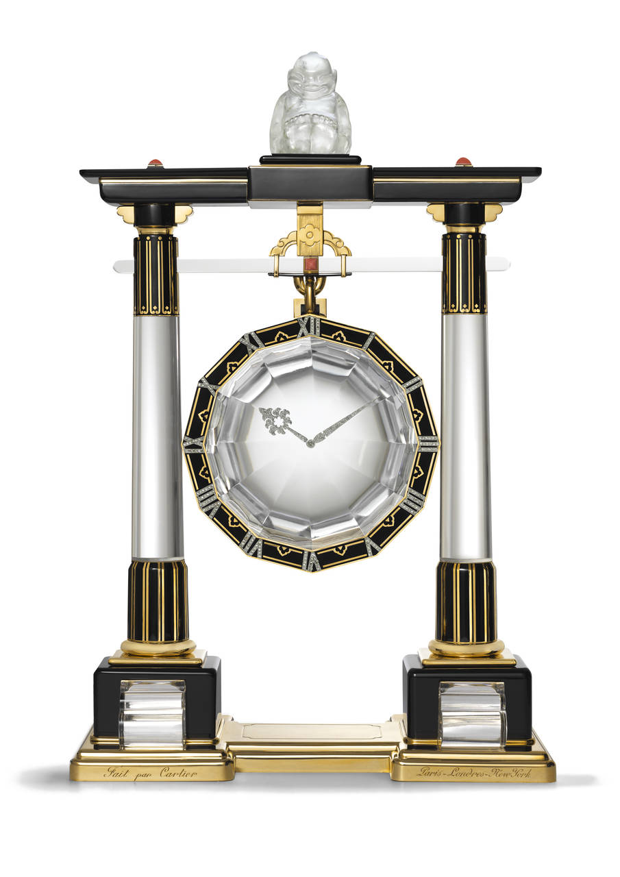 Large "Portico" Mystery Clock