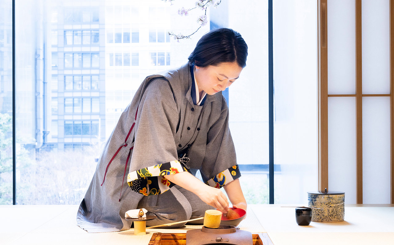 Tea Ceremony Experience at HOSHINOYA Tokyo