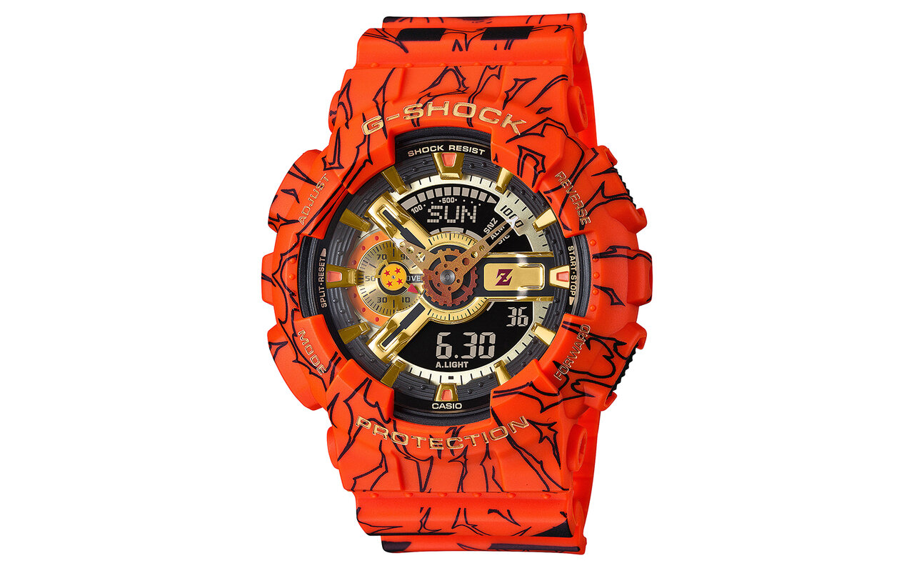 G-SHOCK DRAGON BALL Z Collaboration Watch GA-110JDB
