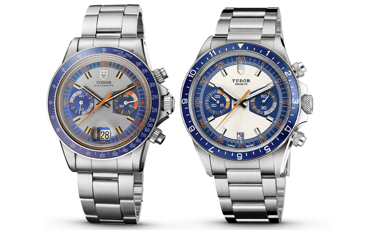 TUDOR Ref. 7169 released in 1971 (left) and Ref. 70330B reissued in 2013 (right)