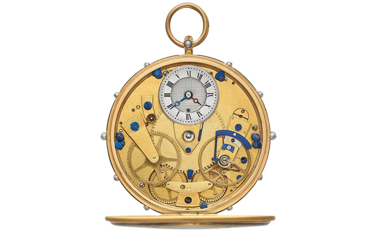 Historical model "Tact Watch" No. 2292, conceived by Abraham-Louis Breguet, sold in 1809. (Not for sale)
