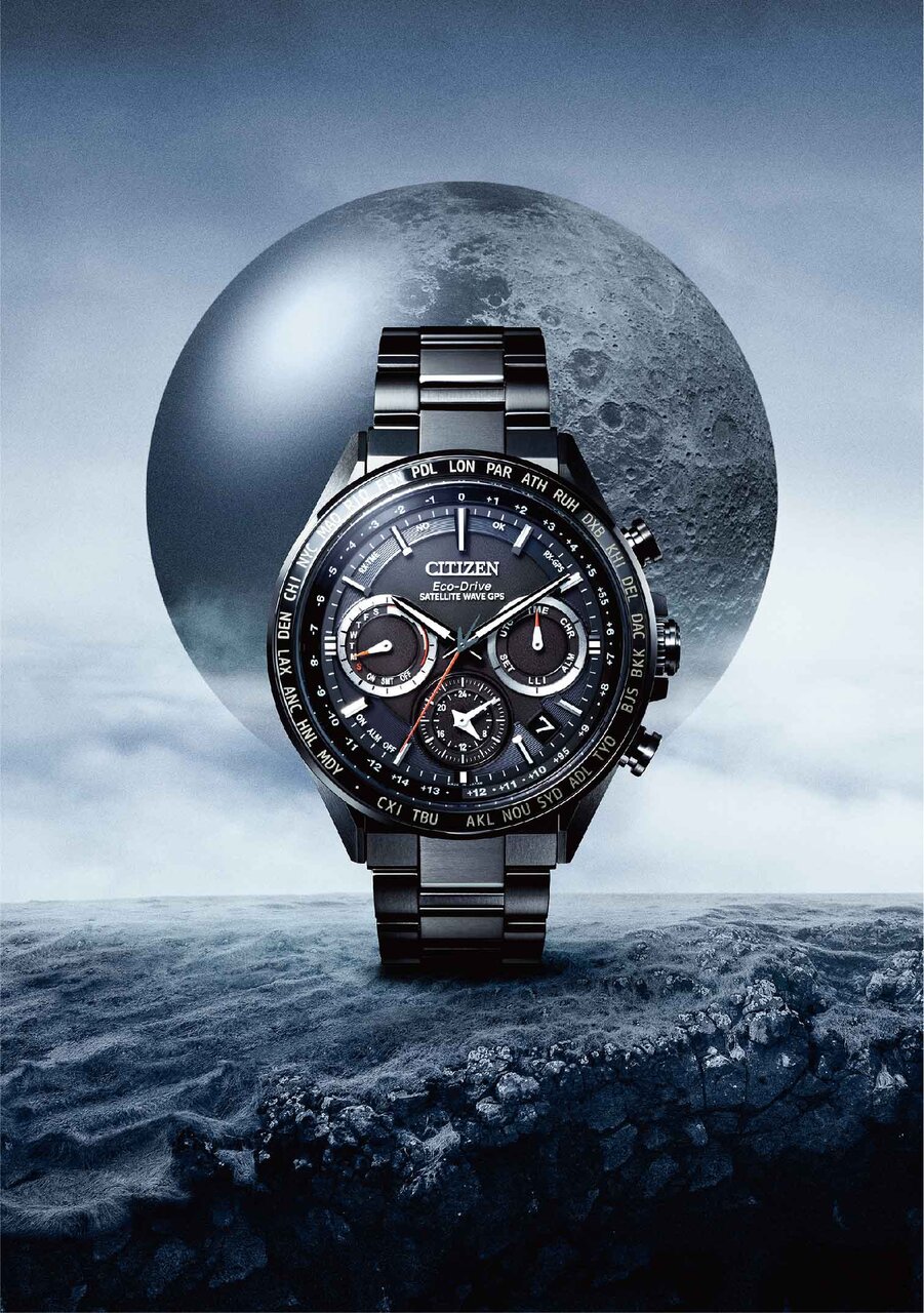 Eco-Drive GPS Satellite Wave Watch F950 Double Direct Flight ACT Line | CITIZEN